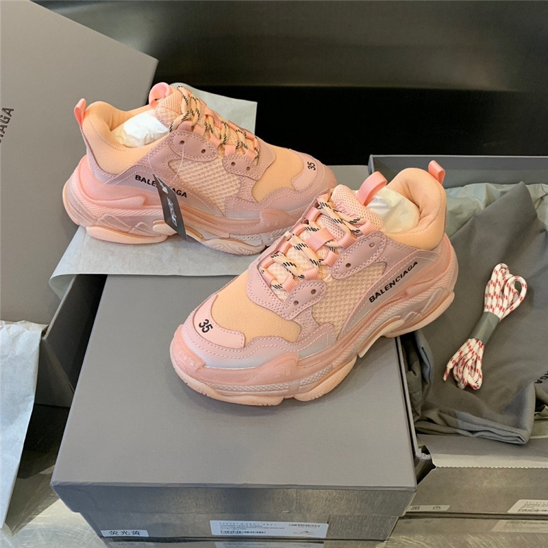 Peach balenciaga sneakers sale